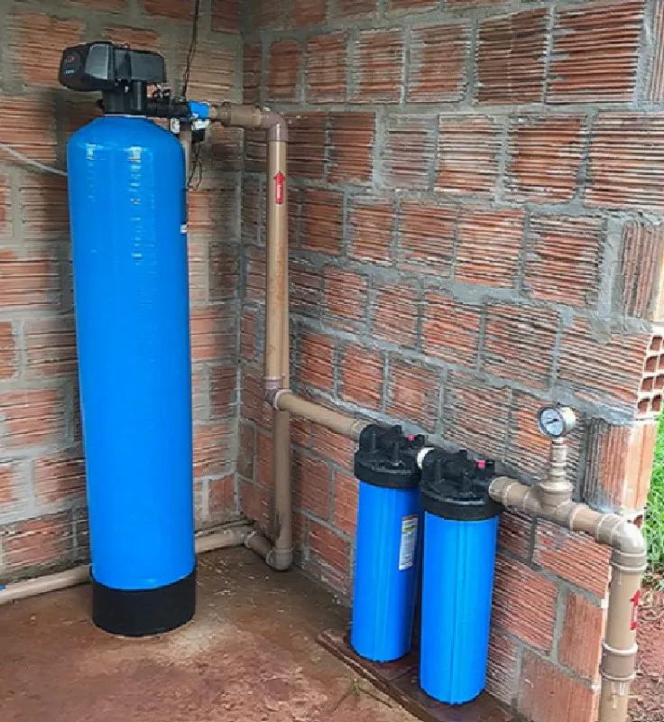 Abrandador de água residencial