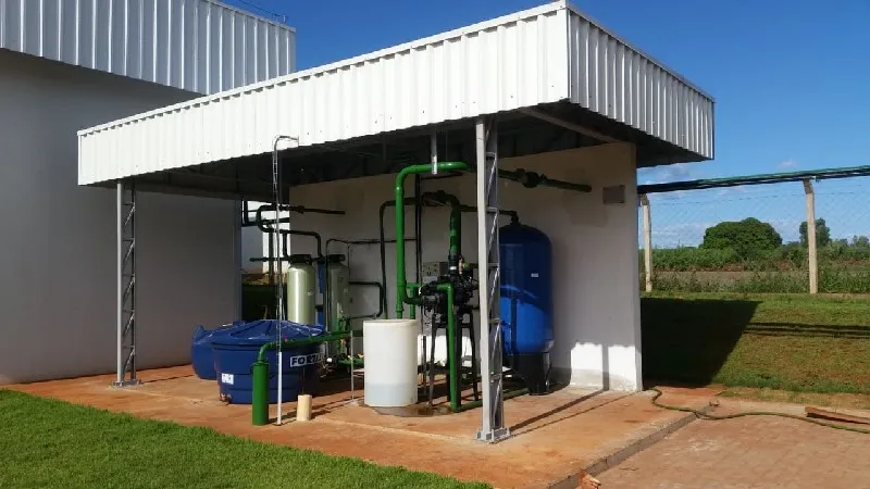 Manutenção estação de tratamento de água