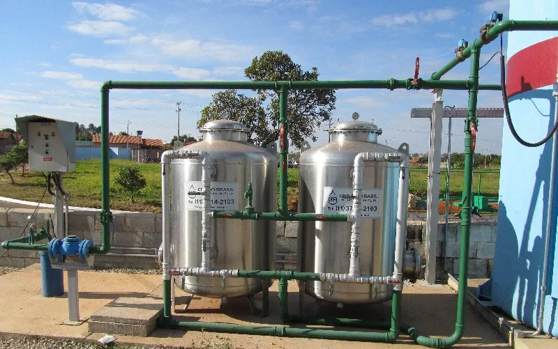 Tratamento de água para consumo humano e uso industrial